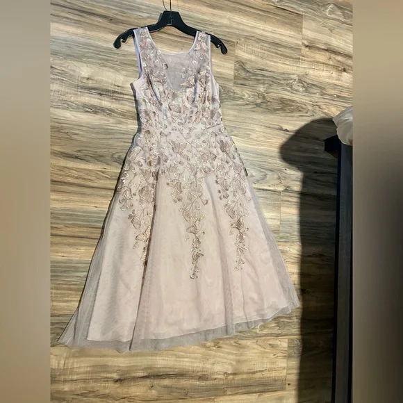 bcbg rose gold dress BCBG Bronze Sequin Party Dress main image 1